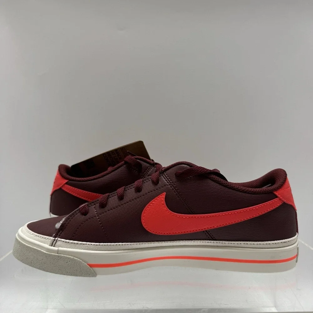 Brand New Nike Court Legacy NN DH3161-100 Shoes Dark Team Red Women's Size 10